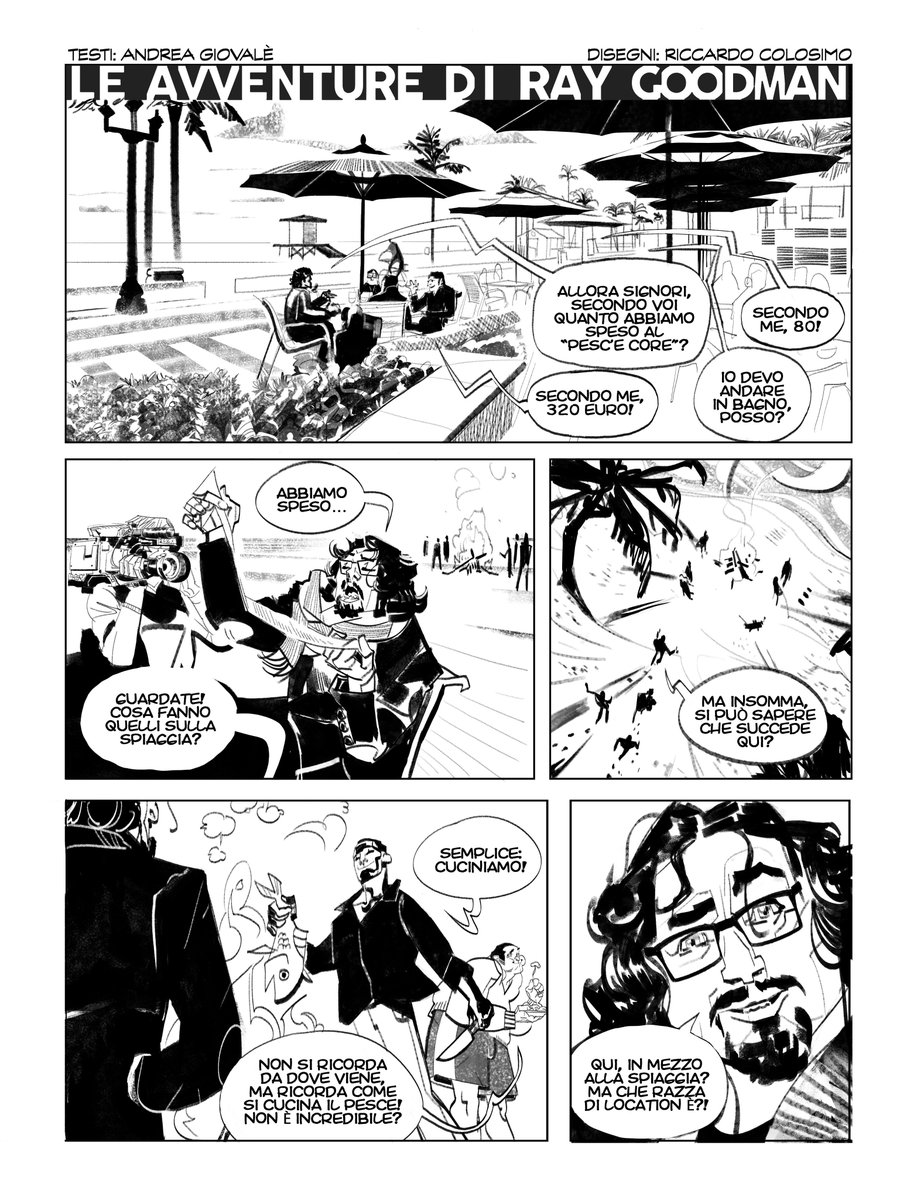 andgiov90's tweet photo. #RayGoodman e #4ristoranti? Nel #fumetto, tutto è possibile!
Disegni (pazzeschi) di @ri_colosimo https://t.co/5wuACAJt4W