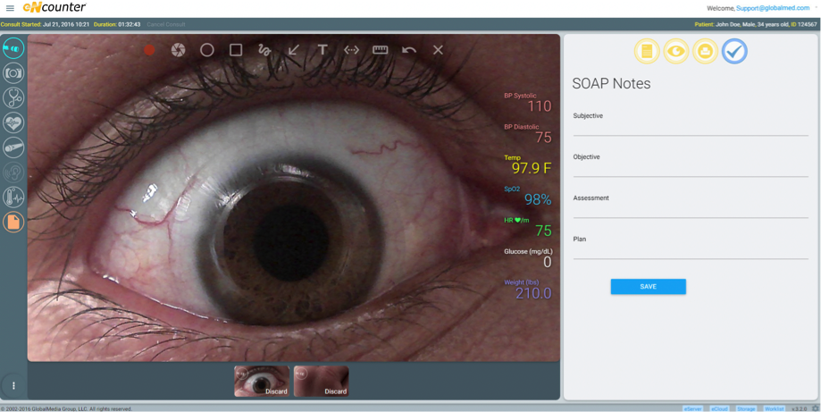 telemedPearls's tweet photo. Eye Examination sample using Exam Stations, Transportable exam Station (TES) and Clinical Access Station (CAS)
#التحول_الرقمي #saudiarabia #ksa #riyadh #jeddah #saudi #الرياض #جدة 
#jeddahhealth #رؤية_السعودية_2030 #Saudivision2030 #Transformation #مجلس_الضمان_الصحي #الضمان_الصحي https://t.co/qZPF3Aezmu