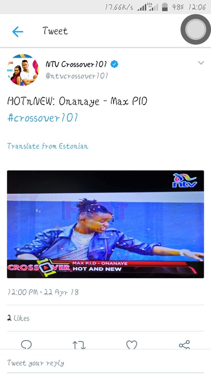 One_maxiii's tweet photo. Thanks @DJMOKENYA @GraceEkirapa @ntvcrossover101 @deejaypaul254 @djbobsoundboy  for playing #ONANAYE 💥🔥💥 https://t.co/U8hhm532KE