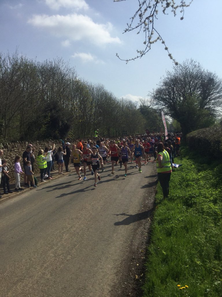BBCWiltshire's tweet photo. Some amazing causes today being supported! #Corsham10K 👏🏼👏🏼👏🏼#theyareoff https://t.co/sD3fhTHkHR
