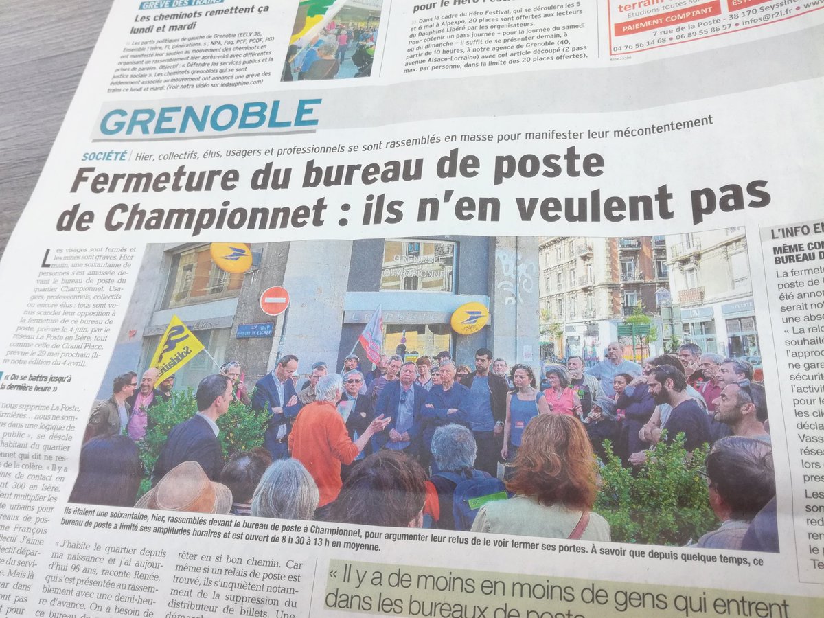 Aime Poste Grenoble tweet media