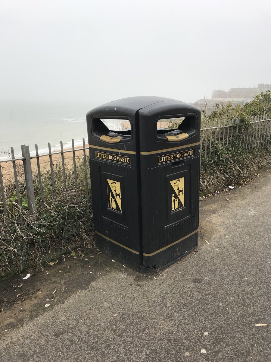 raychelwebb's tweet photo. @ThanetCouncil why can’t we have bins like these on margate seafront? Then maybe they wouldn’t fill up quite so quickly!! https://t.co/hsA6btqM2x