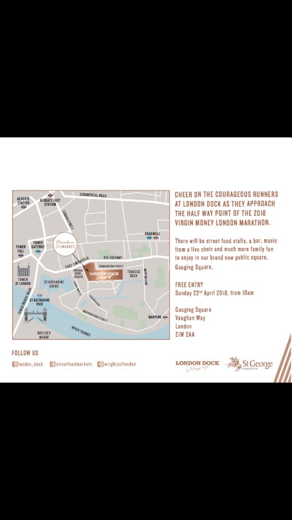 Come and see us here today #LondonMarathon18 #falafel #chicken #food #mile13