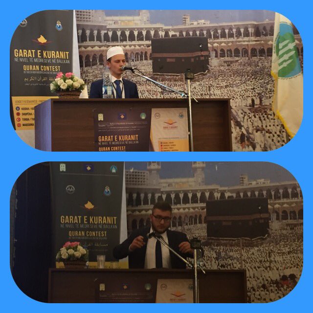 tekcammithat's tweet photo. Kosova Alauddin Bey Medreselerinin organize ettiği Balkan Ülkeleri arası Kur’an-ı Kerim Yarışmasında 2 birincilik aldık. Hafız Yunus Emre Yanaz ve Güzel okumada Muhammed Bilal Demirel ülkemizi başarıyla temsil ettiler. @KartalDernek https://t.co/jDD4yUz9Ds