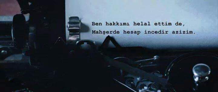 erdem__simsek's tweet photo. Ben hakkımı helal ettim de mahşer de hesap incedir azizim.. https://t.co/gHYma1QvG3