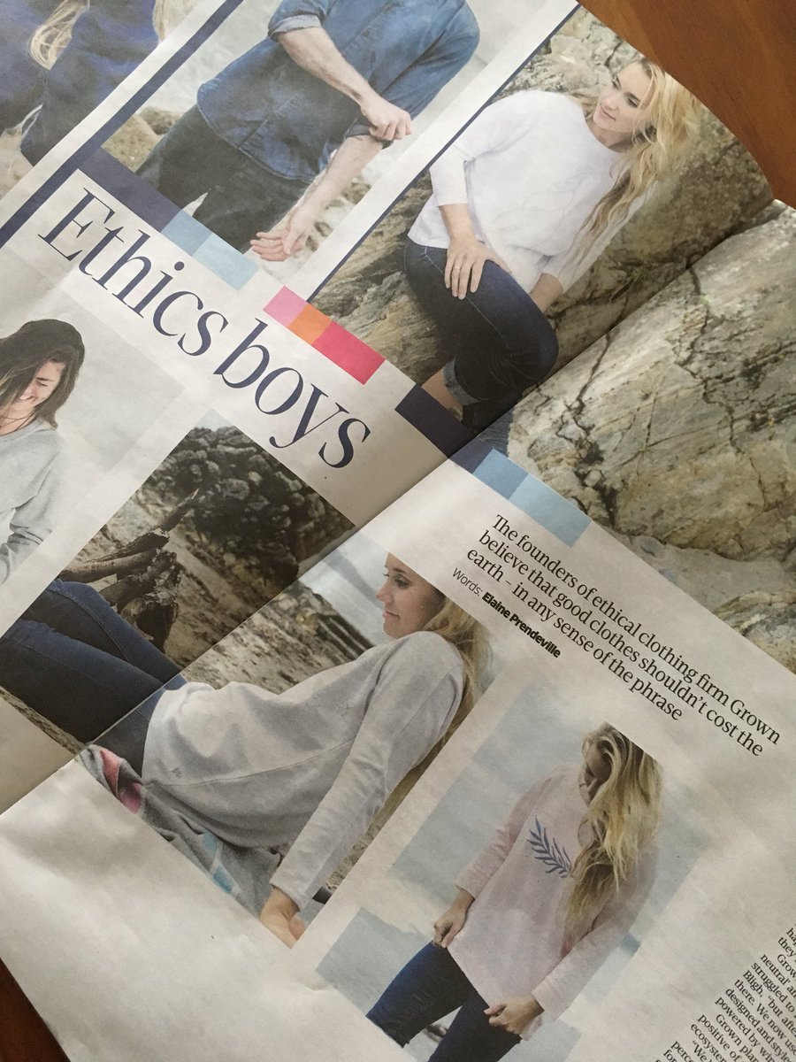 We are having a very happy earth day - Honored to featured in today’s <a href="/sundaybusiness/">Fred</a> thanks for kind words Elaine Prendeville - to find out more about ethical fashion check out <a href="/FashRevIreland/">Fashion Revolution Ireland</a> - ♻️ you never throw something away you only throw it somewhere