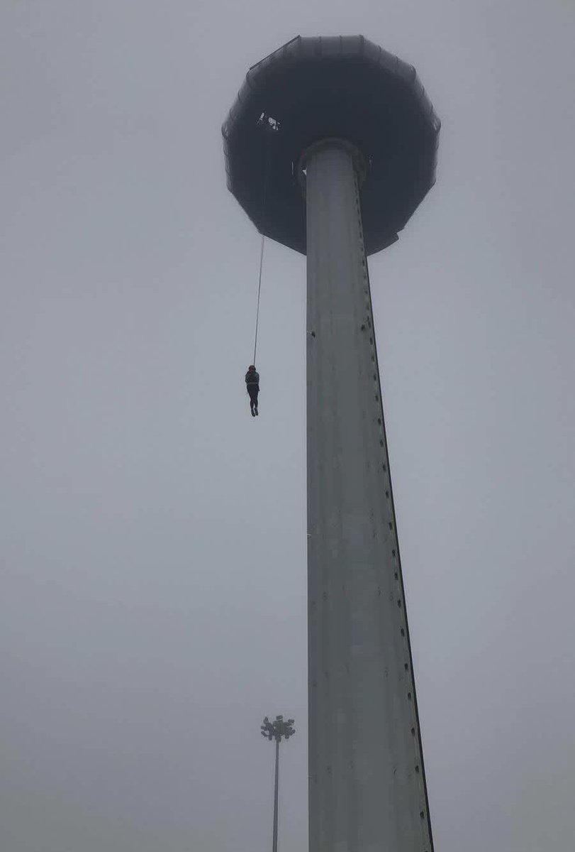 Rather them than us! 9 have sailed down the 53 meter drop so far, raising money for 5 great charities including <a href="/SeaLifeTrust/">SEA LIFE Trust</a> and Merlins Magic Wand