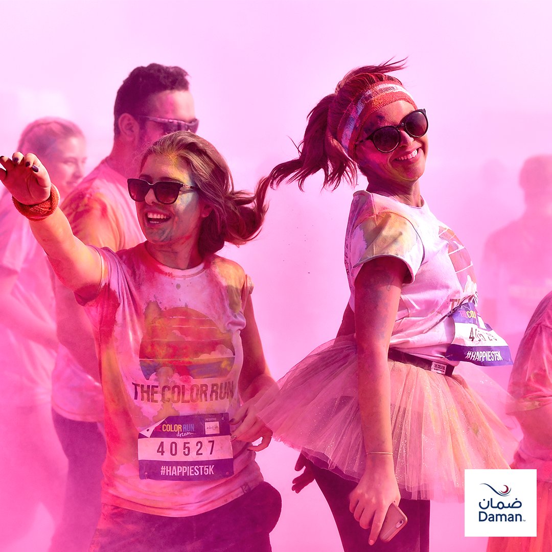 DamanInsurance's tweet image. Prevention is always better than cure - especially when events are as fun as this! #ColorRunUAE sponsored by Daman for the sixth consecutive year. #DamanCares #ActiveLifeByDaman #DamanHealth