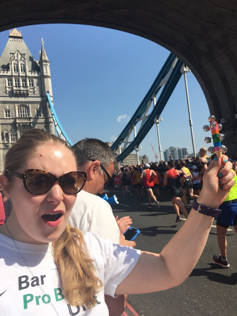 WeAreAdvocate's tweet photo. Weโre here at the #LondonMarathon supporting @OffmyEd and @GinevraBicciolo who are doing an amazing job running 26.2 miles for #accesstojustice #runedrun #runginnyrun https://t.co/qkB6T19W3q