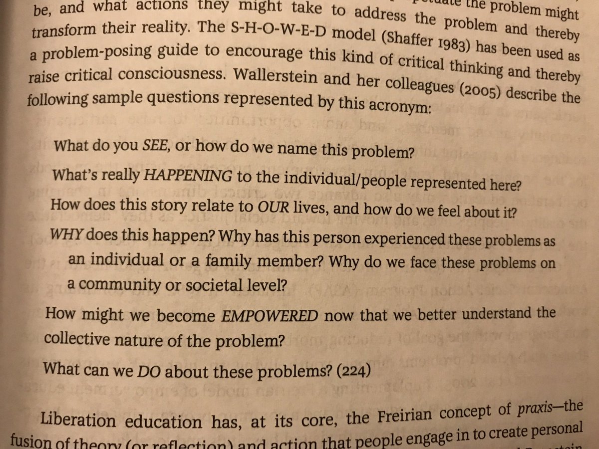 And here at 5am, thanks baby, I see how this #socialwork concept could easily be seen in a #classroom. 

#CriticalThinking #criticalconsciousness #communityorganizing #discussion #classroomdiscussion #edchat