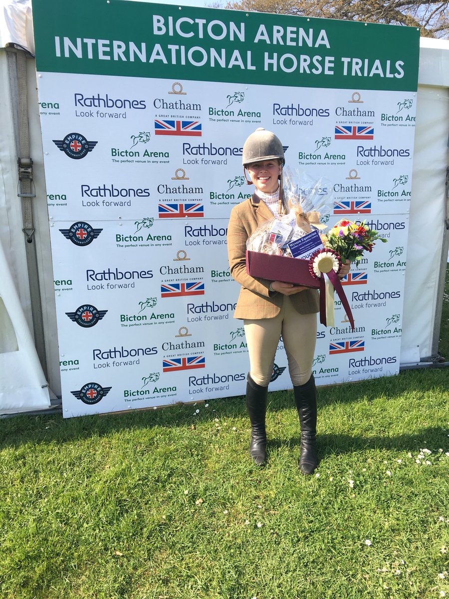 ProudEventing's tweet image. Locky wins at fabulous @BictonArena! Thanks to all @BEVolunteers, @DartsFarm and organisers 😊