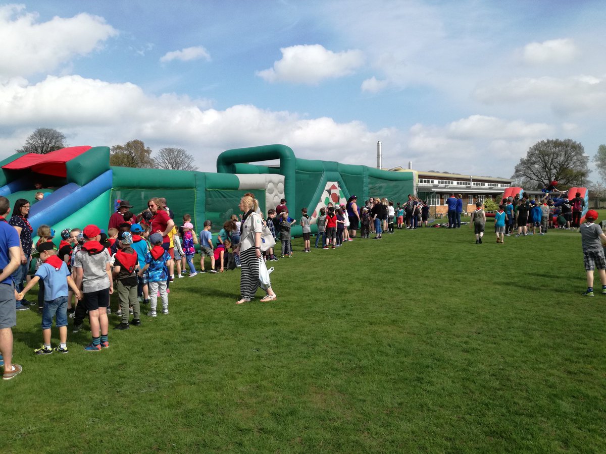 Out St George's activity day in full swings at Samworth Acadamy..