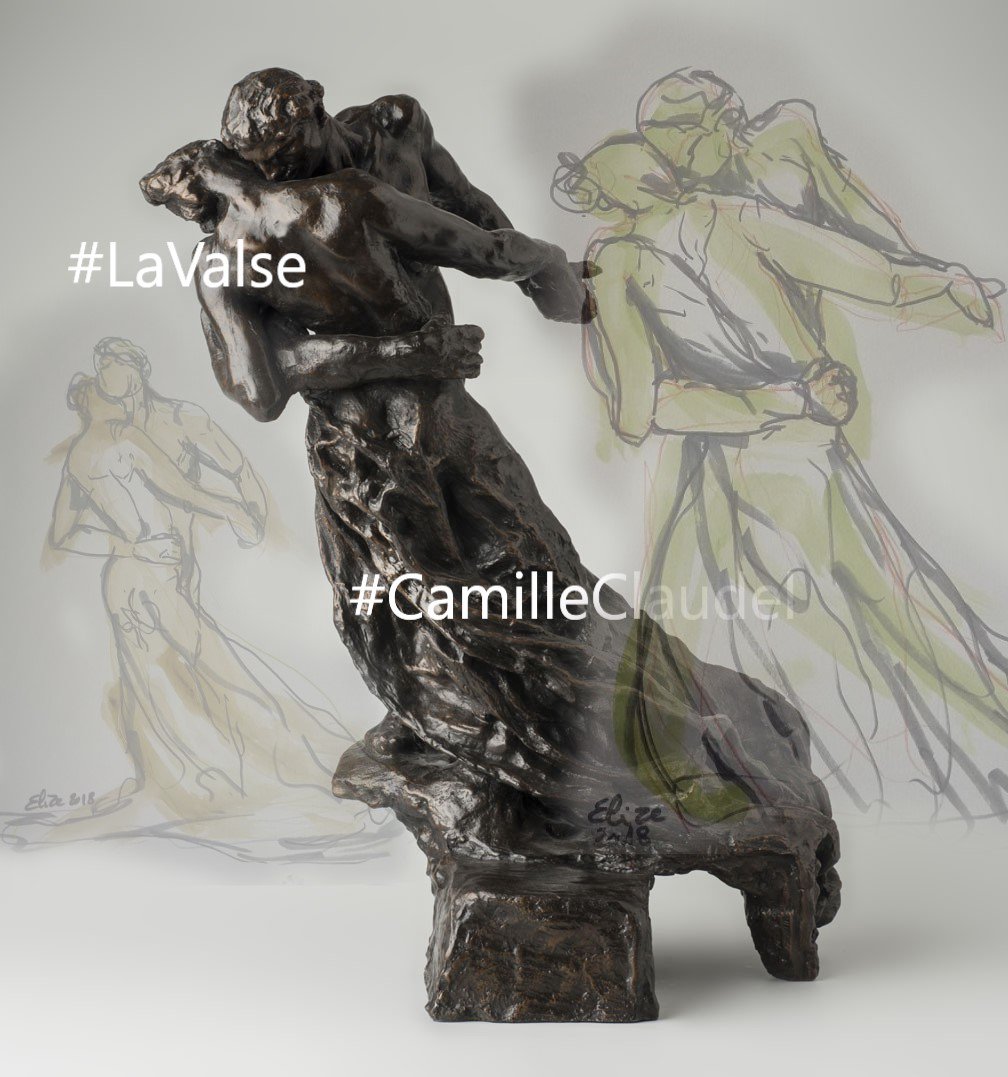 Elize_art's tweet photo. #CamilleClaudel mon inspiration pour des #esquisses #montage https://t.co/6I3YffB197