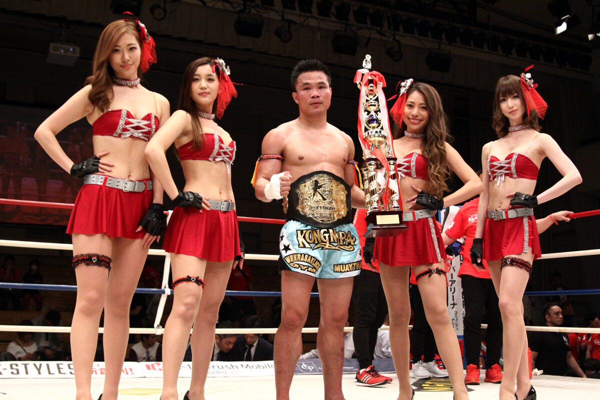 boutreview's tweet photo. Krush 4.22 後楽園ホール：ゴンナパー、佐々木大蔵に完勝し-63kg王者に。レオナ・ペタス、西京佑馬に判定勝ち https://t.co/rwJPx7p6kv https://t.co/KXVW0hezCQ