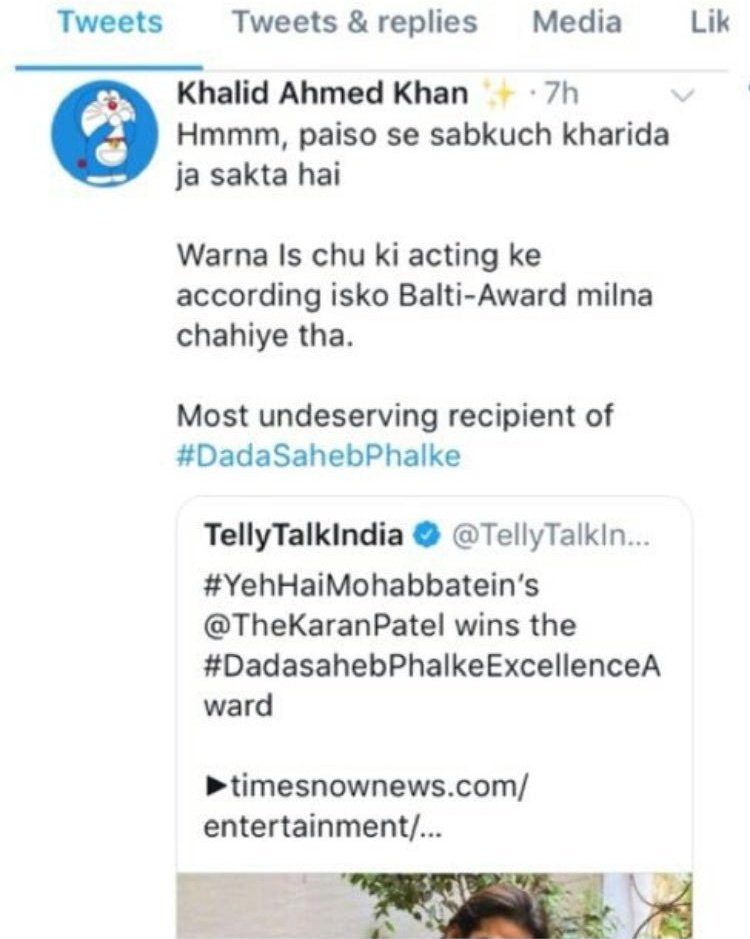 Sanya_Appy's tweet photo. @iAmUmerJaved @ShindeShilpaS Unka show, jo award dete hai wo show ka naam sahi likhte hai... And see this now!

Enough proof that these awards can be easily bought! https://t.co/TpBwLdcEUh