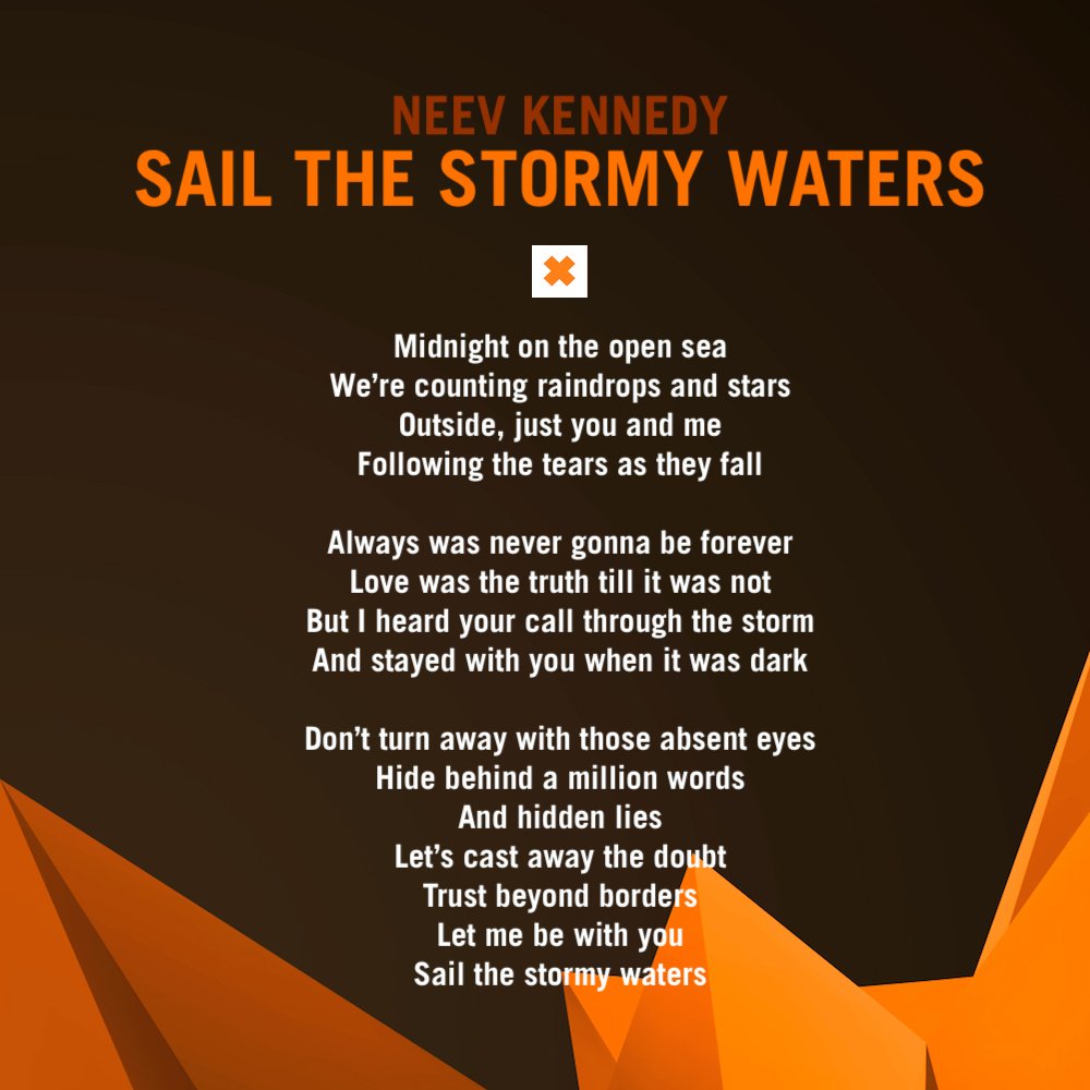 Congratulations to <a href="/neevkennedy/">Neev Kennedy</a>! Her solo single "Sail The Stormy Waters" has entered the Beatport Trance Top 🔟 🧡 raznitzan.lnk.to/StormyWaters