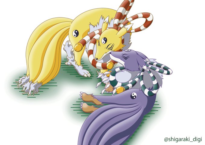 色違いデジモンのtwitterイラスト検索結果