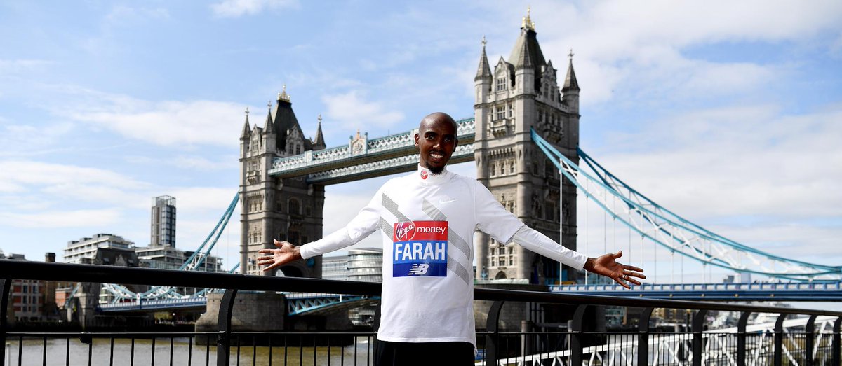 It's THIRD for <a href="/Mo_Farah/">Sir Mo Farah</a> at the 2018 #LondonMarathon

Superb running by Mo, who sets a new British record 2:06.22 🇬🇧

That record has stood since 1985! 😮