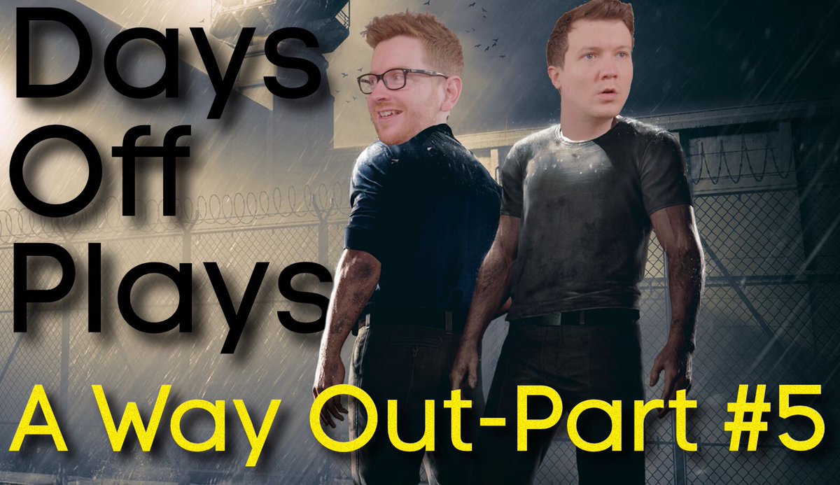 daysofftweets's tweet photo. Our epic escape continues! #DaysOffPlays #AWayOut enters Jeremy Kyle territory in Part 5 as we find out more about Leo's family (no lie detector test, though). Like, comment, subscribe, etc. https://t.co/pXBnqGnJFR #gaming #YouTube #gamers #multiplayer #twitch #stream https://t.co/QPWMiBXuFp
