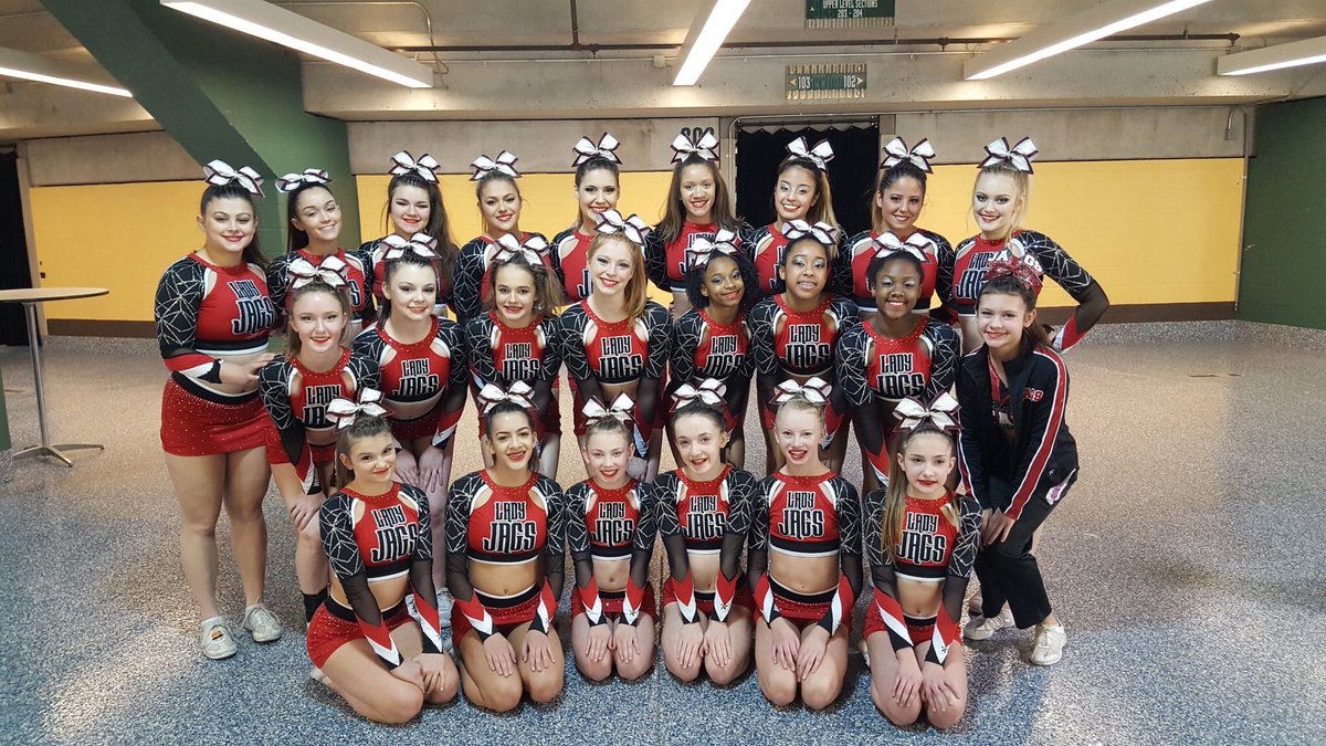 Good 🍀 State All Stars Lady Jags SS5 <a href="/statejaguars/">State All Stars</a> at #CheerWorlds2018 with an At Large 🌍 Bid from #NCAnationals! Will you be bringing home a 🌍 GLOBE? <a href="/The_CheerWorlds/">The_CheerWorlds</a> <a href="/NCAupdates/">NCA</a>