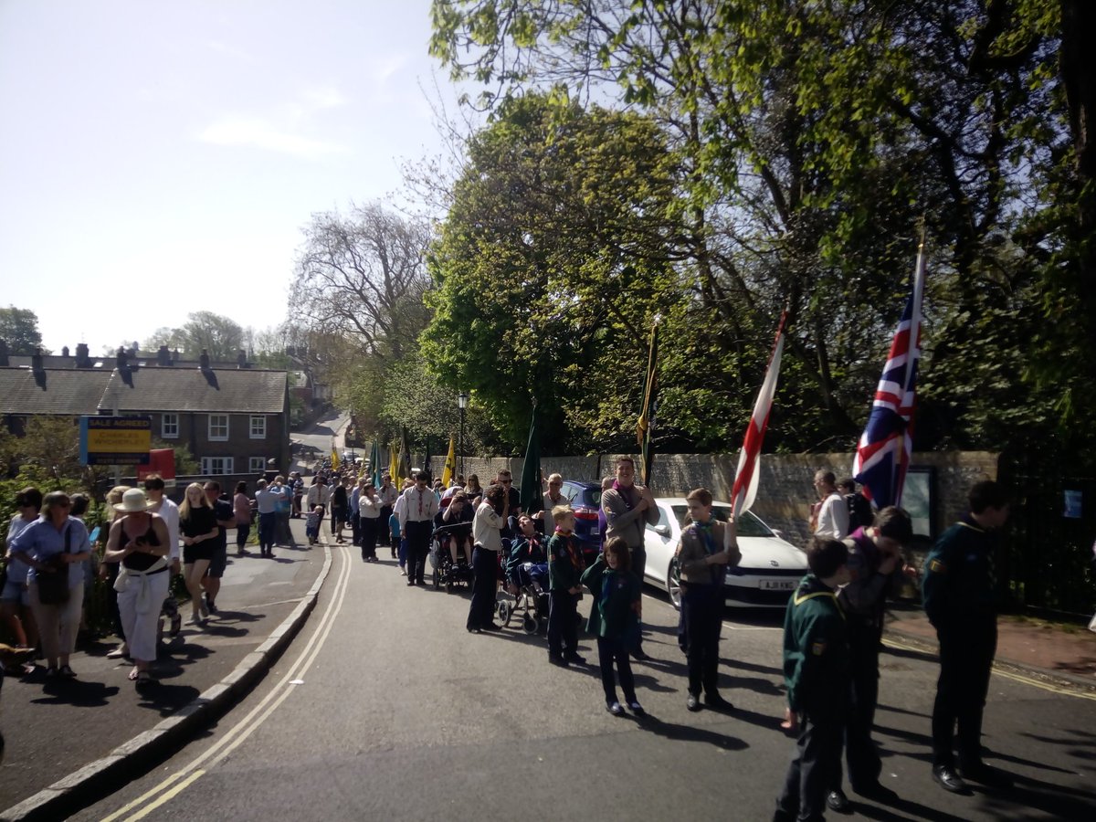 Super proud to be District Commissioner for all these wonderful Scouts. #StGeorgesDay
