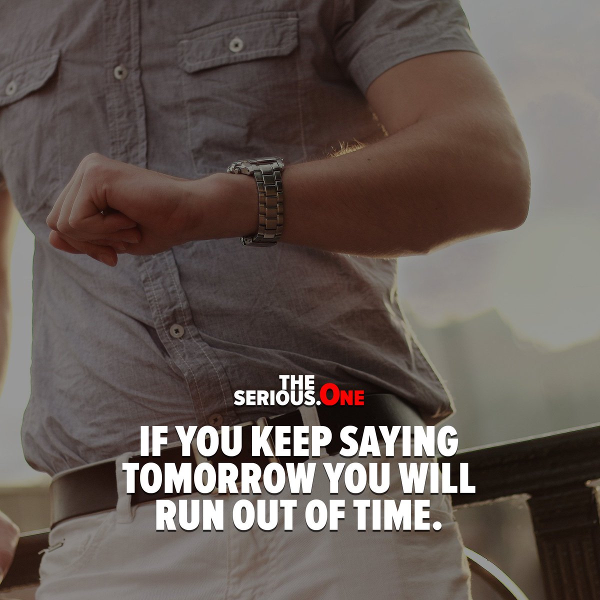 If you keep saying tomorrow you will run out of time.

theserious.one/if-you-keep-sa…

#hustle #workhard #motivation