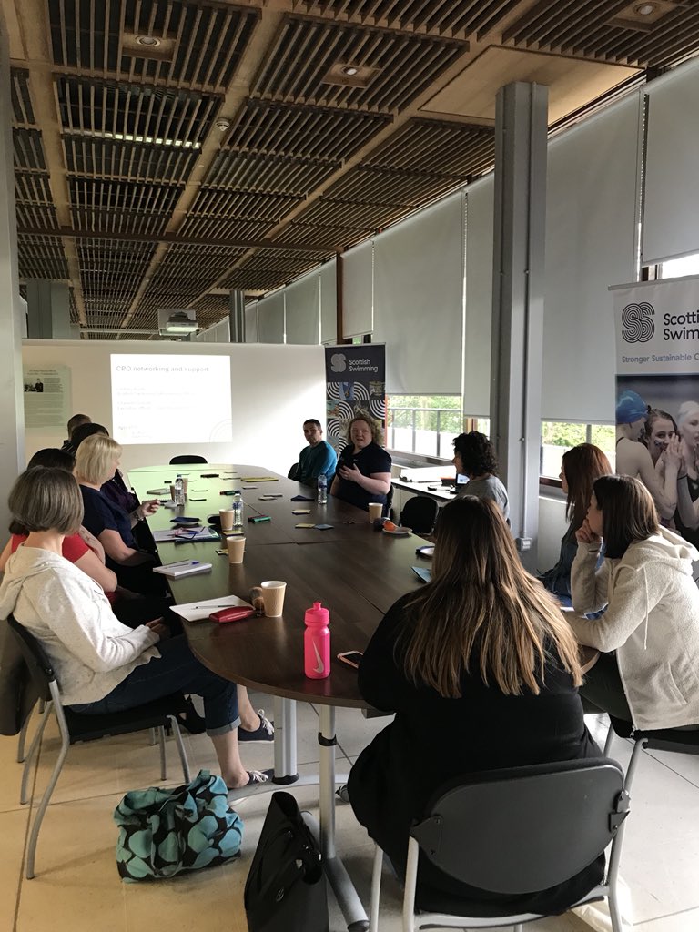 ScottishSwim's tweet photo. CPO Networking Day in session at the Royal Commonwealth Pool today, with presentations and group work in full swing.

Thanks to all attending and to @TrainerLindseyB for her expertise - you can also find our social media checklists on our website here: https://t.co/upr76oCgb1 https://t.co/xnXgmAkO4s