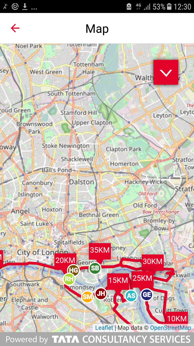 Our #LondonMarathon runners are halfway there! Keep going - you are doing so well. #vmlm2018