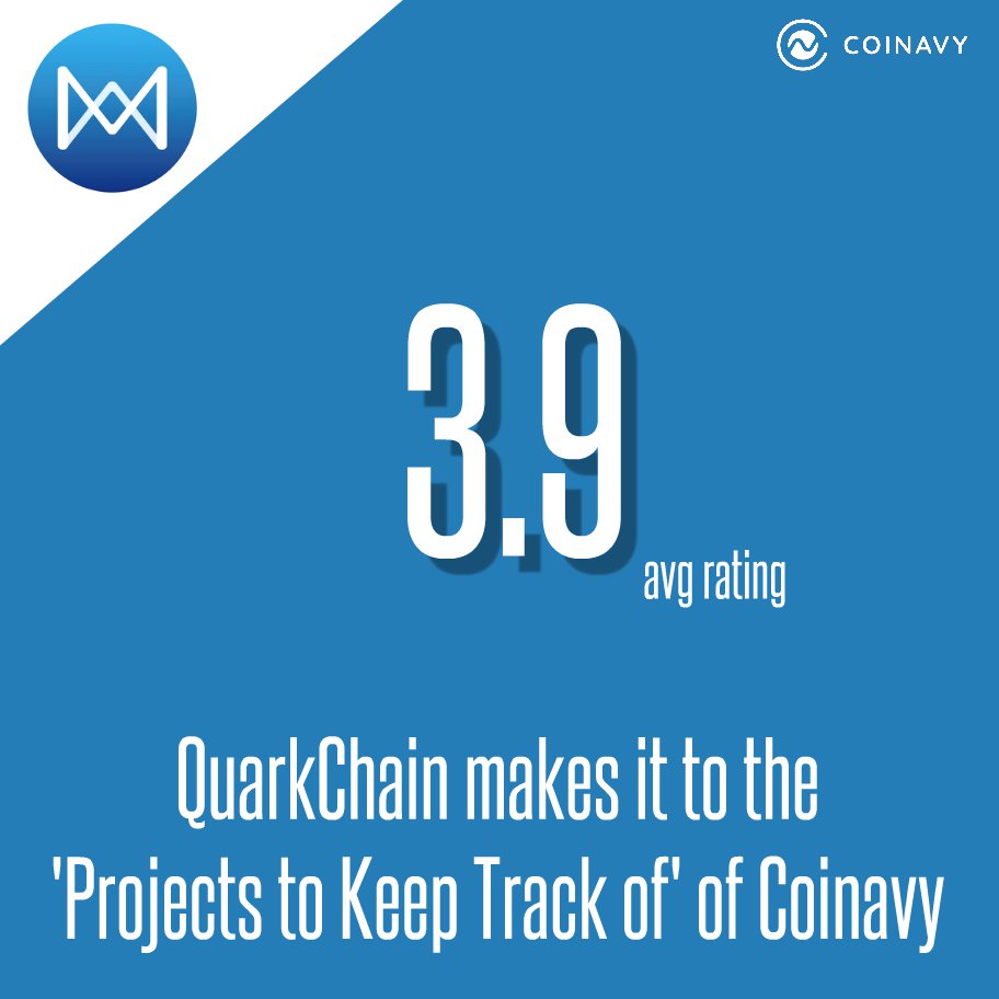 coinavy_io's tweet photo. Coinavy rates @Quark_Chain 3.9 based on what's known yet: https://t.co/6dzYXpEyFM - this might change with updates on token  metrics but currently it qualifies for a project to keep track of  (project with higher than 3.5 average rating)! $QKC $ETH $BTC #ICO #cryptocurrencies https://t.co/jUrHvn2y79