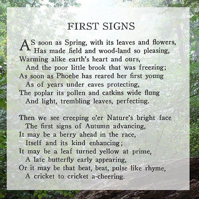 First Signs by William T Davis, Days Afield on Staten Island, 1892

#happyearthday