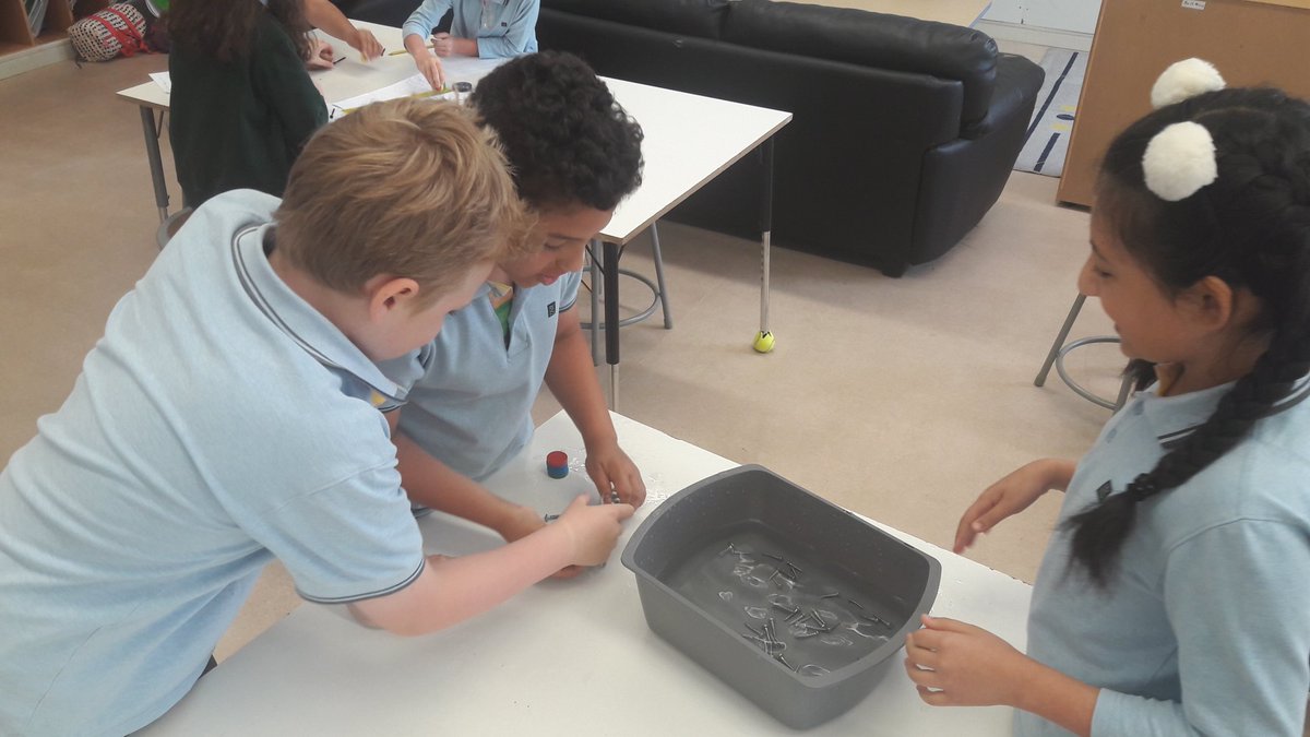 luke_james_86's tweet image. #Studentdesigned #magnetism labs were amazing today. Testing magnetism under water, size of manetic fields, strength of magnetic pull, and much more. Very proud of their ideas! #RVISionaries #studentchoice @rvis_bh