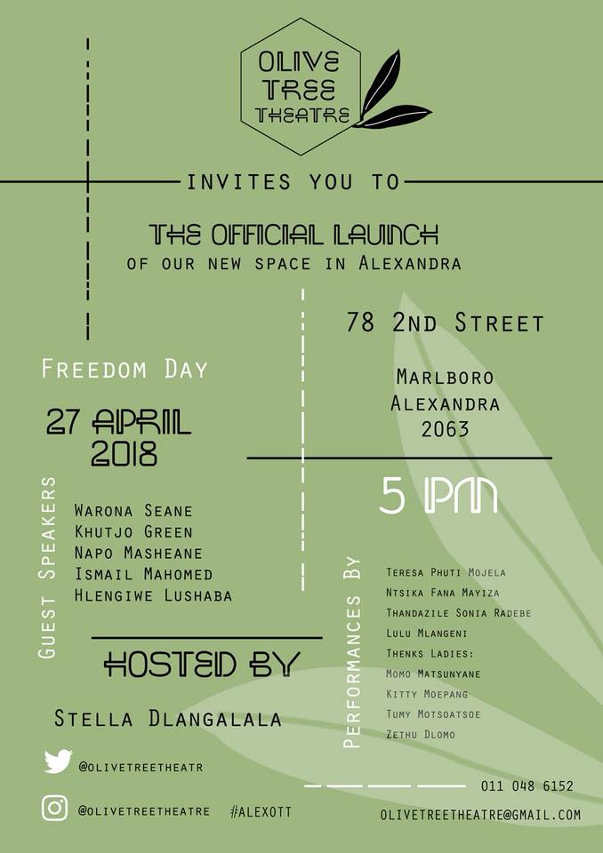 SAfmRadio's tweet photo. 'The future of storytelling in South Africa looks very vibrant and energized'@nondumisolwazi #OTTLaunch #FreedomDay @OliveTreeTheatr #WeekendFix @RowenaBaird17 https://t.co/1gxJCoTLhA