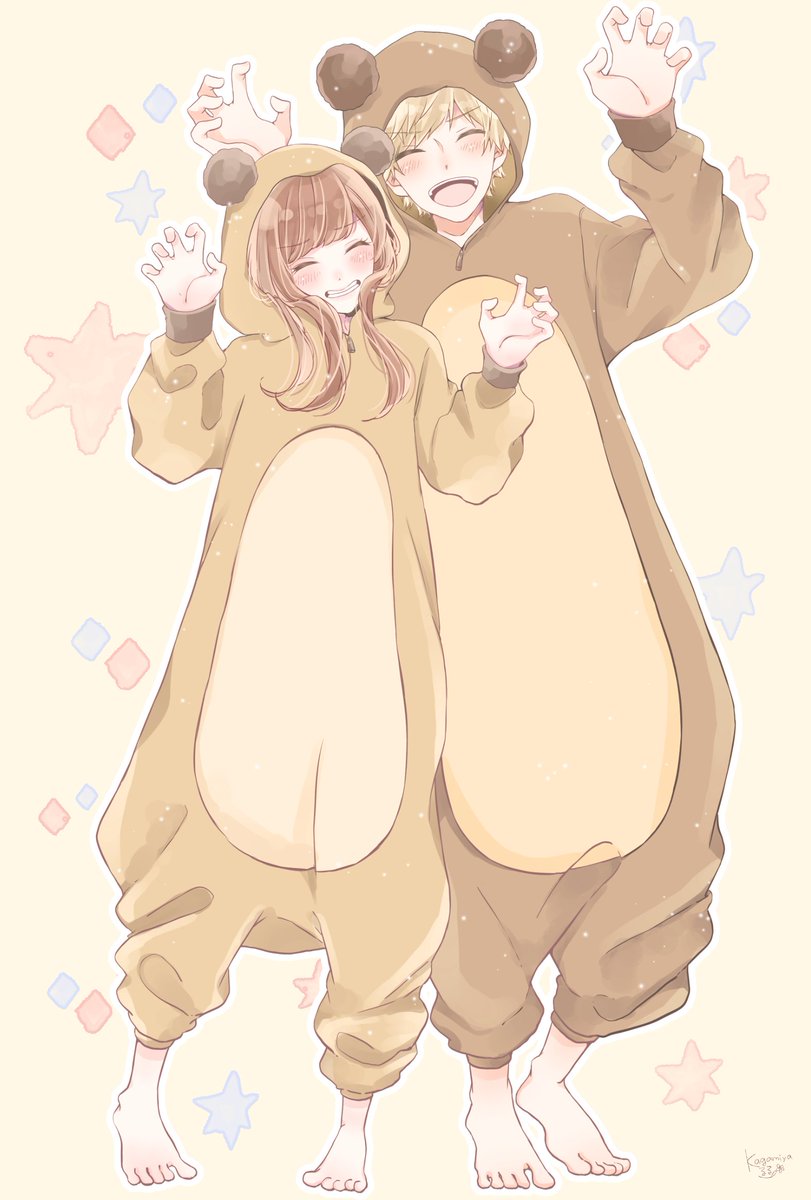 lululu_luuuuuun's tweet photo. おそろいパジャマ！ https://t.co/wTFpFNjBlh