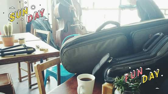 Sunday setup at the <a href="/exchangebristol/">Exchange Bristol</a>. Afternoon #Calcine session starts soon!