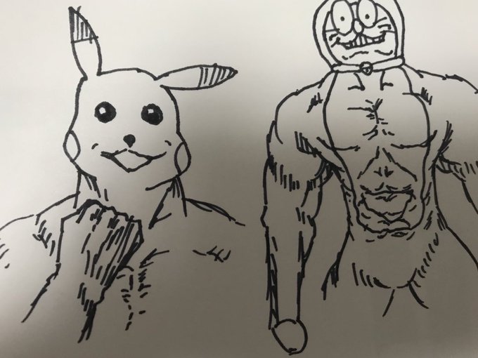 #お前のふざけた絵と真面目な絵を比較してみろ
カオス。 