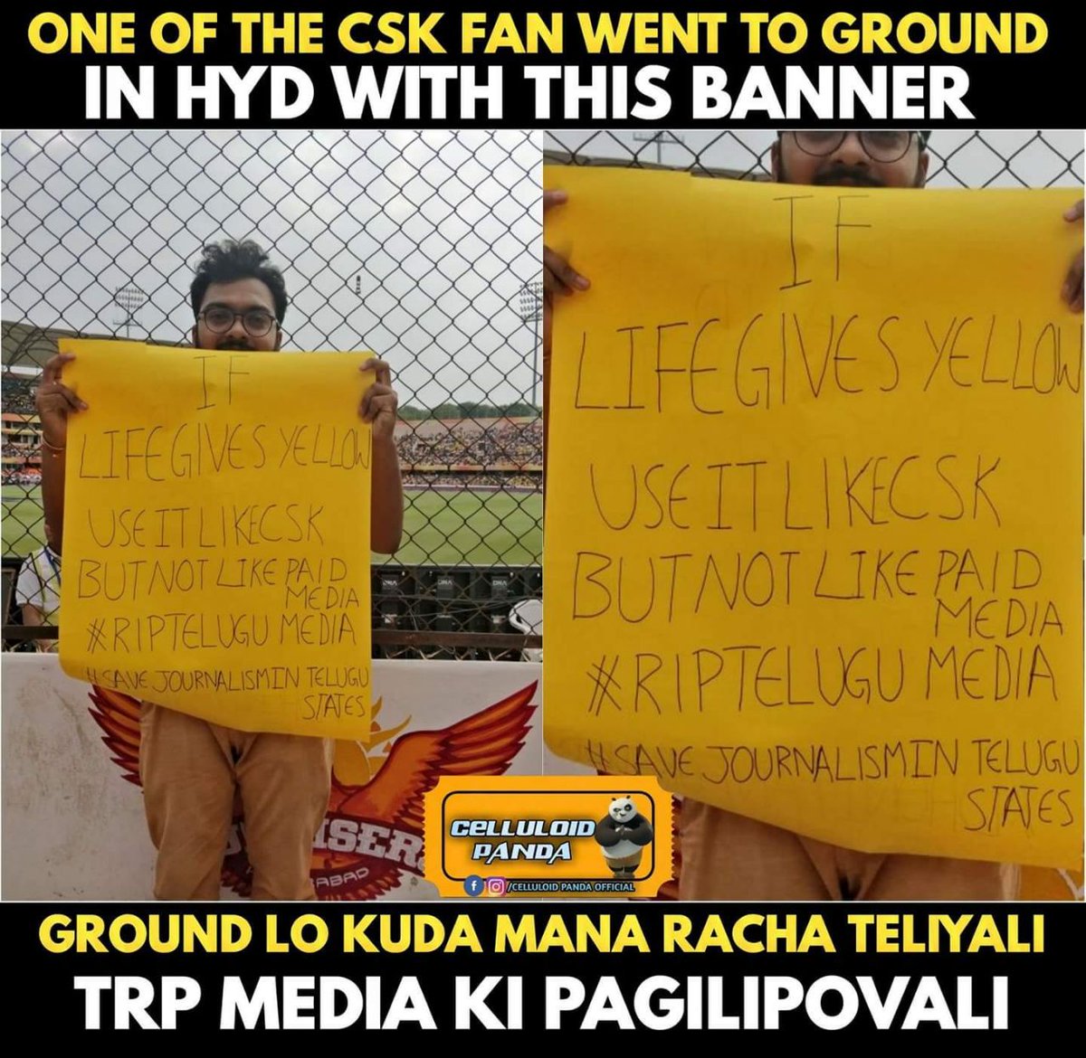 Team_Jatayu's tweet photo. Let's make this one a huge trend...!!! (4/4)

#BoycottTeluguMedia #RIPTeluguMedia https://t.co/Ys01RpCoiv