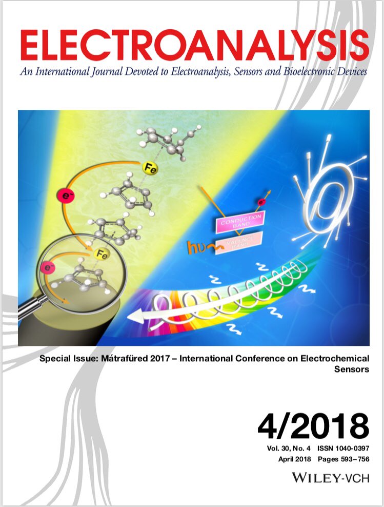CrespoLab's tweet image. Our last journal cover @KTHlifescience @KTHuniversity @KTHresearch #Electroanalysis in collaboration with Roland de Marco