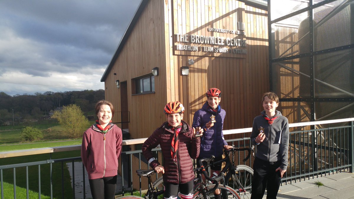 Top afternoon at <a href="/northleedsscout/">District Comissioner</a> Cycling Event. We've only gone and picked up first place haven't we!... #iScout 25 seconds a lap quicker than the rest.
