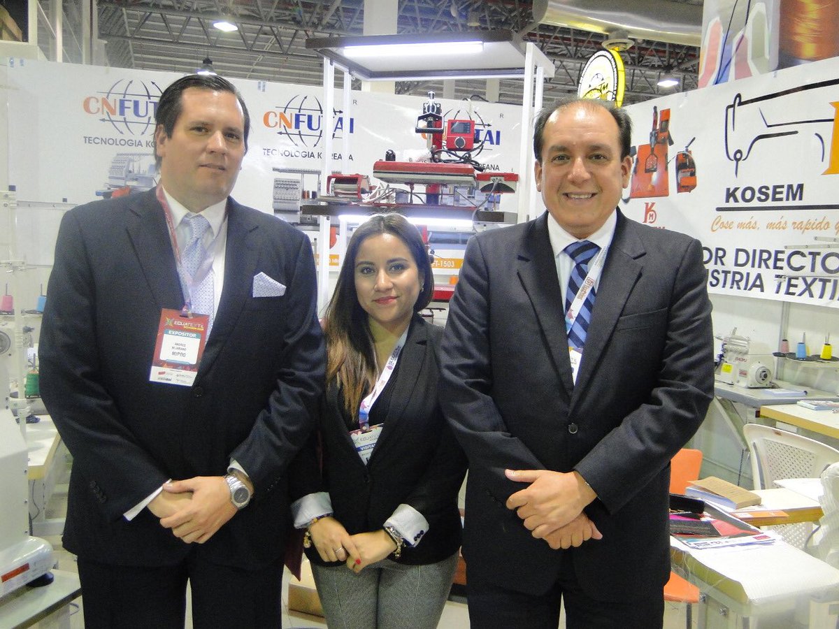 rarmijosc's tweet photo. Asistimos a la inauguración de la Feria #Ecuatextil 2018, en Guayaquil, evento dirigido a la industria textil y confección. Un total de 120 expositores, entre proveedores de textiles, participaron en la cita. https://t.co/mlPSyDBTLk