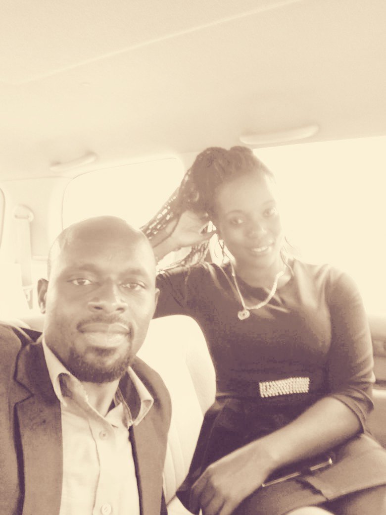 Rwanzikana's tweet photo. When God blesses you with this charming beautiful partner @CarolBamya 😍😍😍 #partnerforlife #comradeforlife https://t.co/HUWYS6lAZq