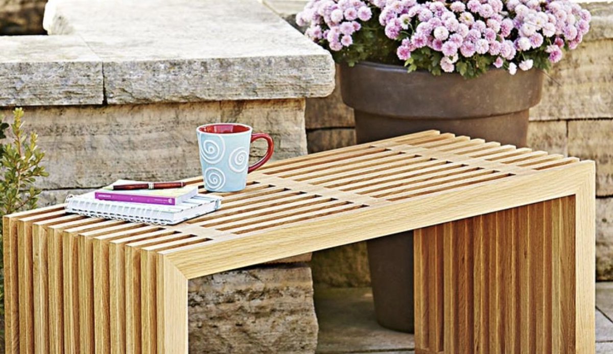 ReadySealinc's tweet photo. Make this beautiful bench from an outdoor-hardy wood, such as white oak -- and then apply a UV-blocking Ready Seal stain. Place it on your deck or patio this spring! https://t.co/V1B1HgafBy  #diybench #instructions #howtodoit #diyproject #simpleandeasy #readyseal #oak  #wood https://t.co/Tg1VsbVetg