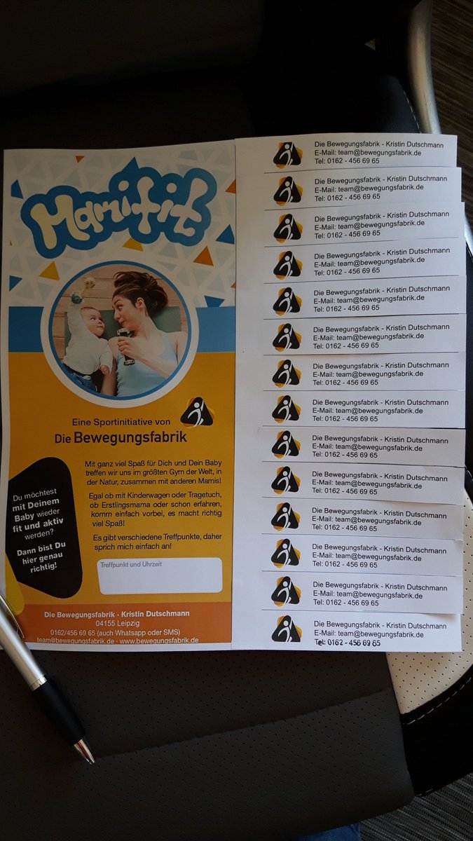 kristin4motion's tweet photo. Mein neuer Kurs in Leipzig-Gohlis!
https://t.co/DtCydEHMWn
#eltern #kids #kurs #mamifit #leipzig #fitness #bewegungsfabrik # https://t.co/6oSSH54nDZ