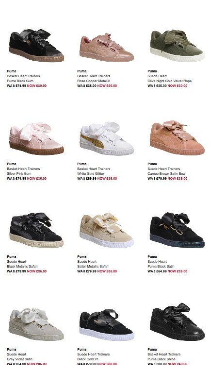 Risky Genealogy arc MoreSneakers.com on Twitter: "Puma Suede Heart Collection Many styles ON  SALE starting from £30 here Offspring:https://t.co/oX2yOGbeTJ Office:https://t.co/mtluLk0Chy  https://t.co/LAQufwC8rA" / Twitter