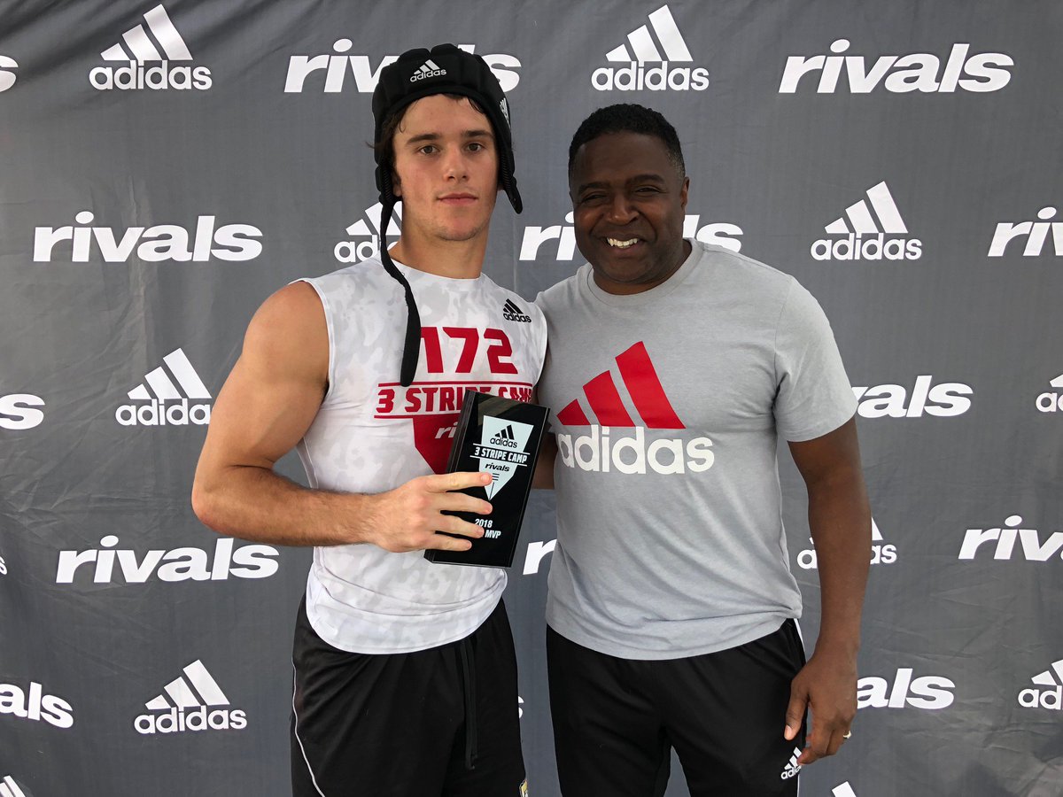 RivalsCamp's tweet photo. Congrats to our #Rivals3StripeCamp Charlotte WR MVP Nolan Groulx!! https://t.co/9hkTkyHwPX