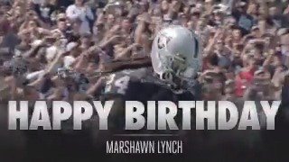 It's Beast's big day.  Join us in wishing @MoneyLynch a happy birthday, #RaiderNation. https://t.co/u4dU7HaQyJ