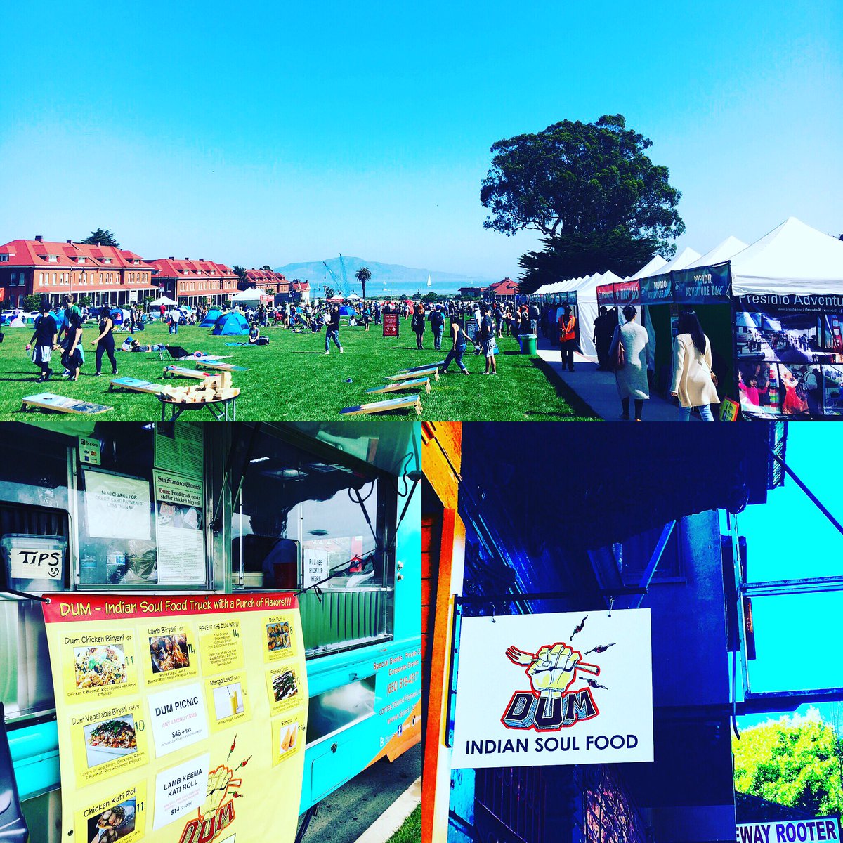 rupambhagat's tweet photo. Its that time of Sunday where you come to the @offthegridsf #picnicatthepresidio and enjoy of the best #bayarea #eats along with this beautiful weather #sundayfunday #indian #soulfood #california #inspired https://t.co/KmC4N1N9fZ