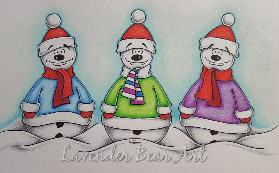 Finished my snowman design this weekend...what do you think @AnnmarieRaffles @UKCPS? Pleased with how fun and jolly they've turned out 😊😊😊 #jollysnowmen #christmasdesigns #christmas #fun #colourful #colouredpencils #colouredpencilartist