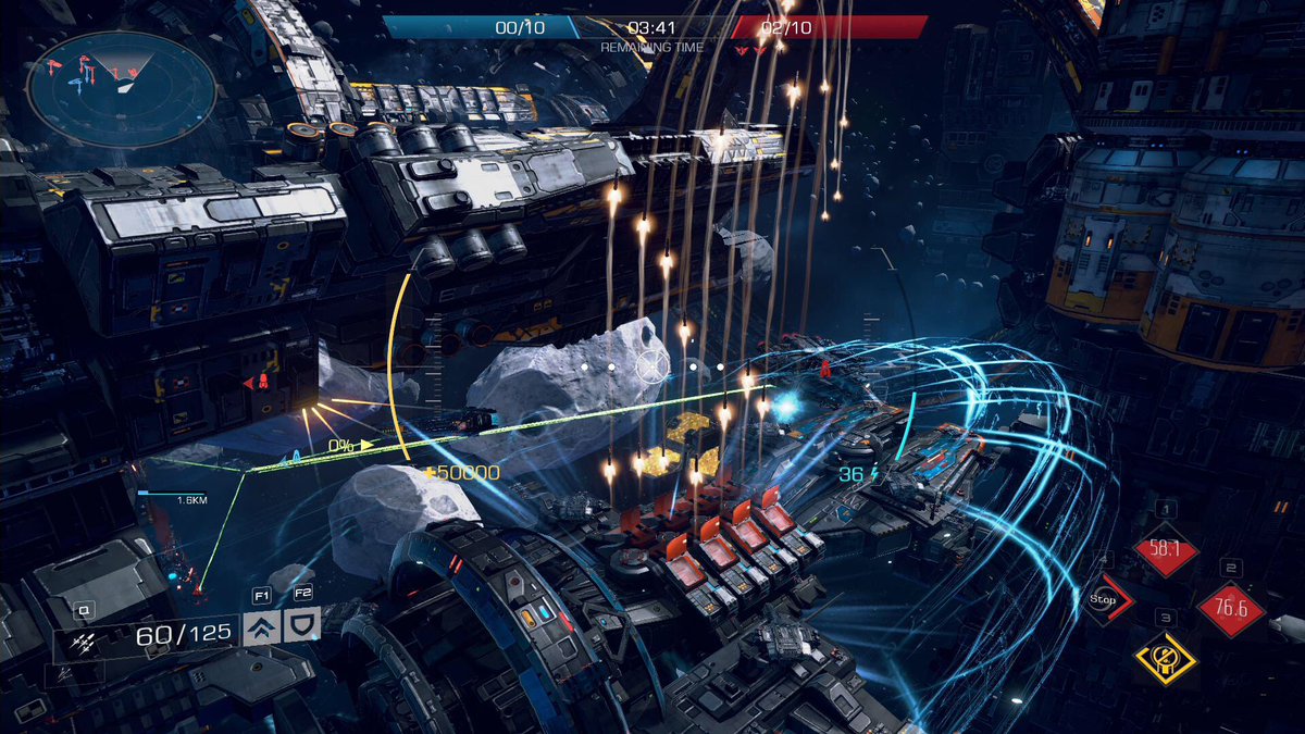 Fringe_Wars's tweet photo. Check out the hellfire of bullets that was unleashed by this ship! Looks like a symphony of exploding ships will be coming soon...   #ScreenshotSaturday #FringeWars #SpaceWar #indiegame https://t.co/I42UsfgjgQ