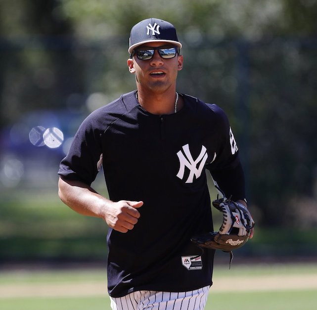 Gleyber Torres will be the youngest Yankee position player to make their ML...