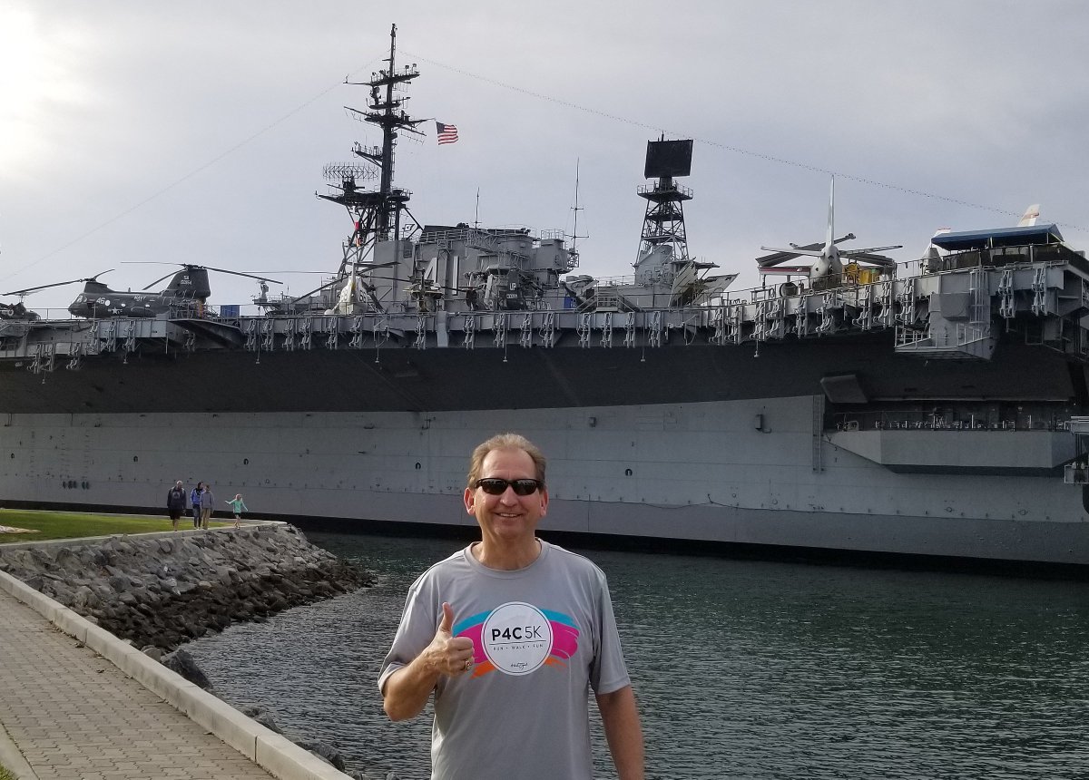 BMeekAnatomy's tweet photo. Running virtually in San Diego for Caleb Freeman @prayforcalebfreeman #butGod #GoNavy #anatomy18 https://t.co/dacIhaBJt0